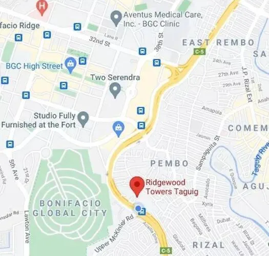 Citispace 1br Condotel At Ridgewood Towers Near Bgc Airport #rw11a * Manila